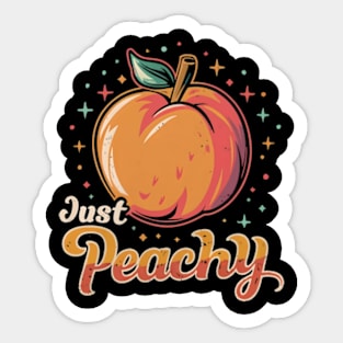 Just peachy! Sticker